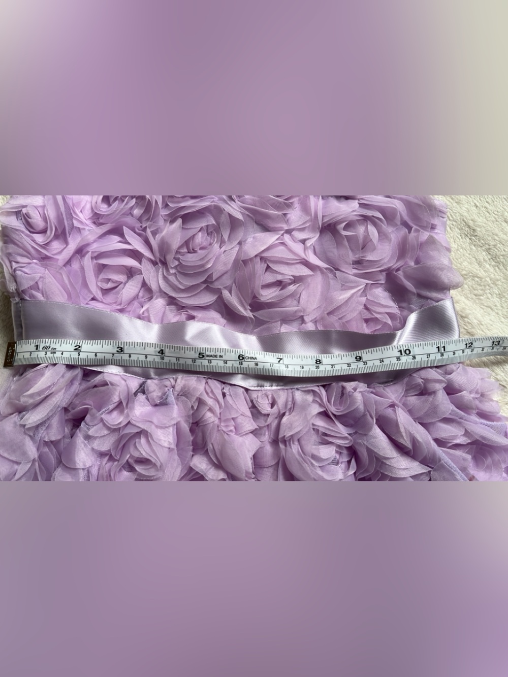Gymboree Lilac Special Occasion Dress - Shimmery Satin Finish - Picture 6 of 7